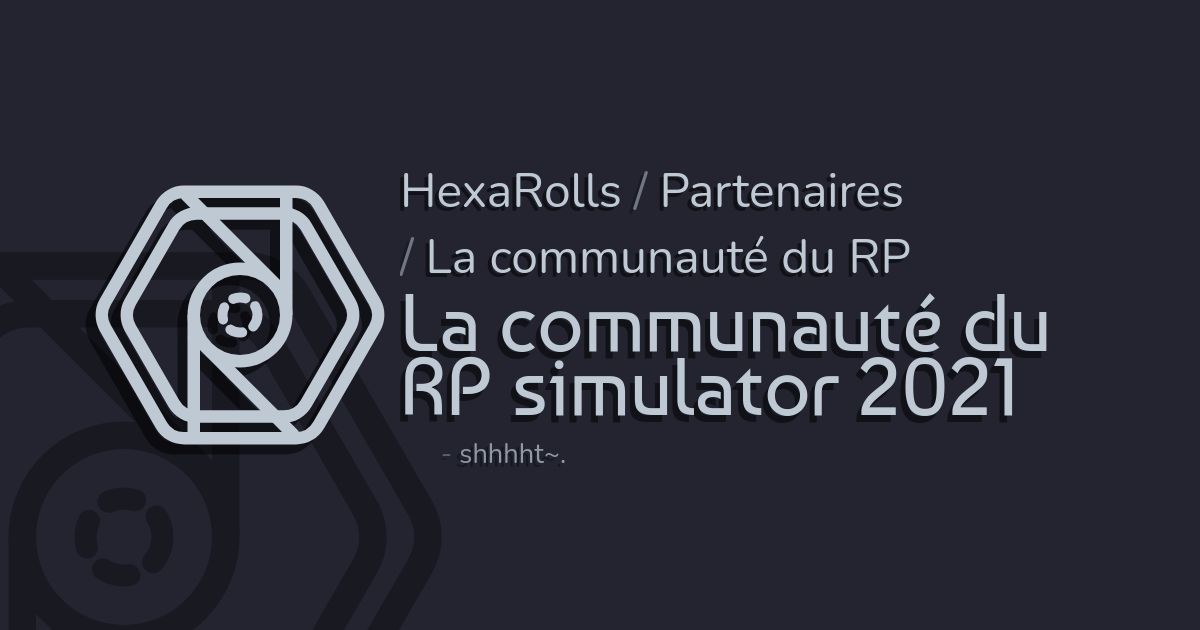 Simulation Rp Rcfr Png La communauté du RP simulator 2021 — HexaRolls